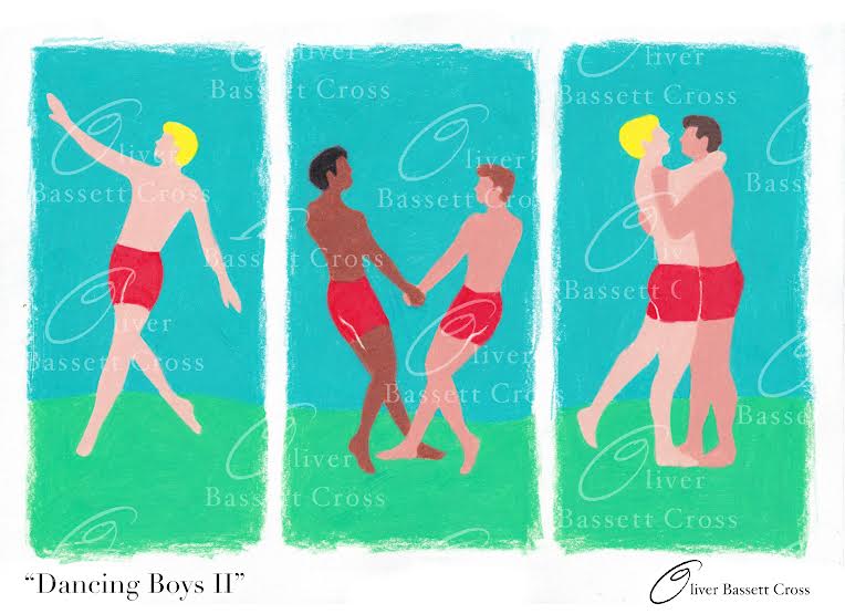 "Dancing Boys II" - Matte Print