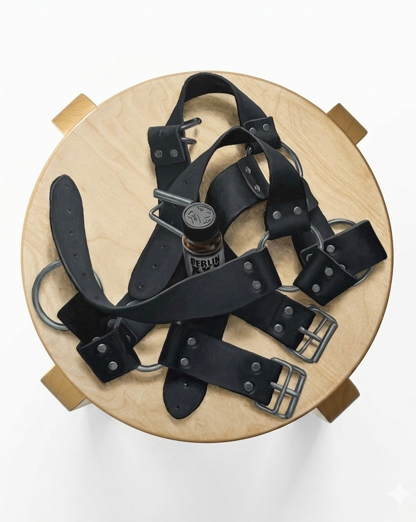 Restrained - Stool trompe-l'œil