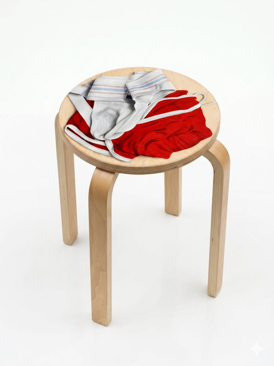 Jock - Stool trompe-l'œil