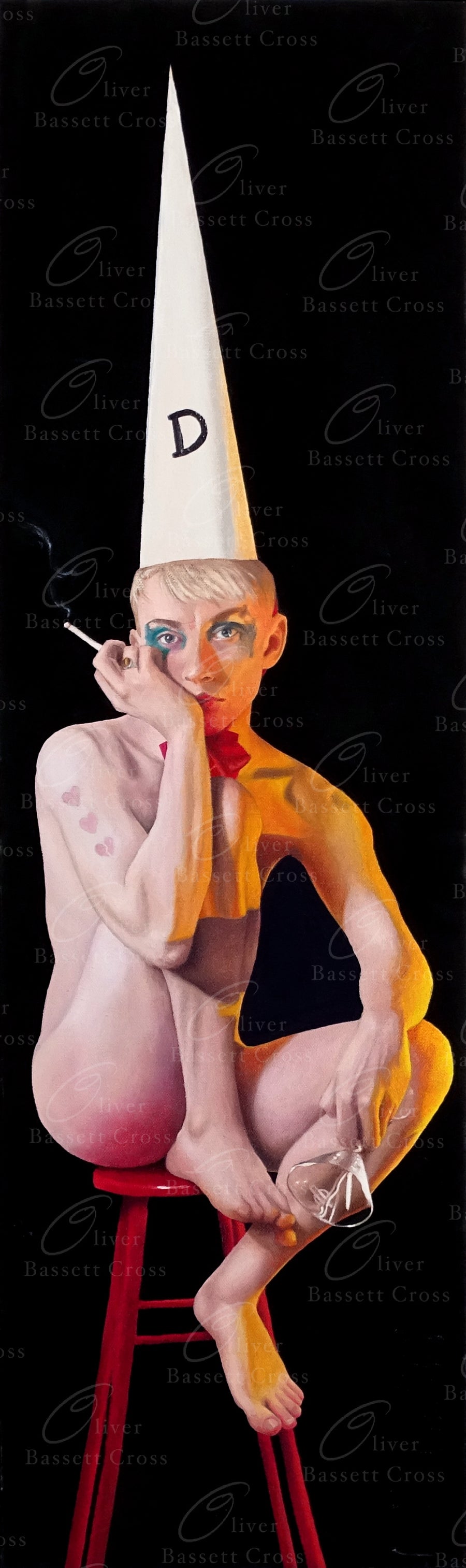 Dunce B - Oil on Canvas