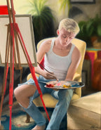 Meta/ Self Voyeurism - Oil on Canvas