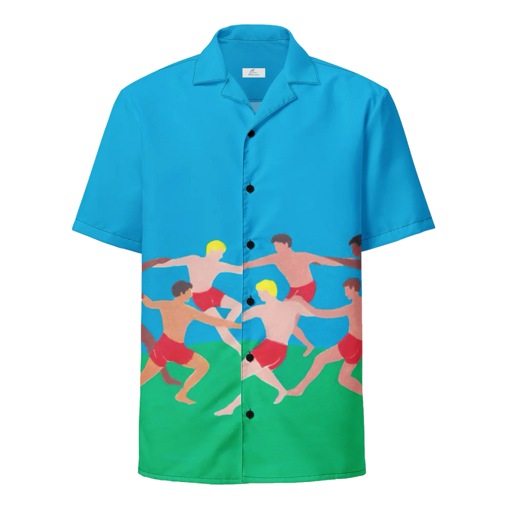 "Dancing Boys" Button Shirt