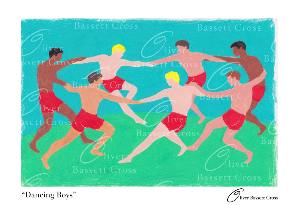 "Dancing Boys I" - Matte Print