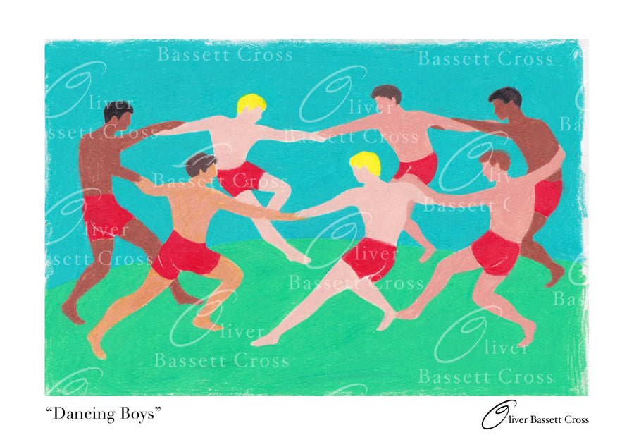"Dancing Boys I" - Matte Print